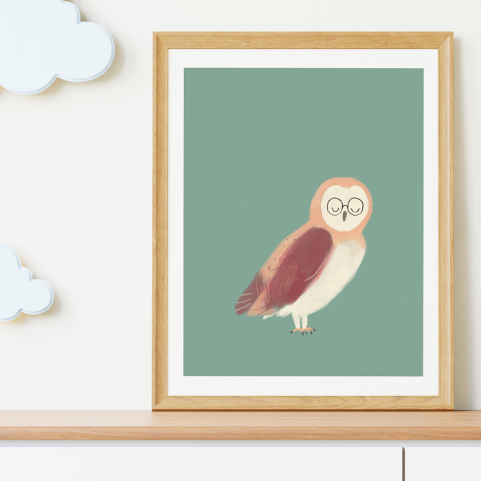 Wise Owl Print - Mind+Moon