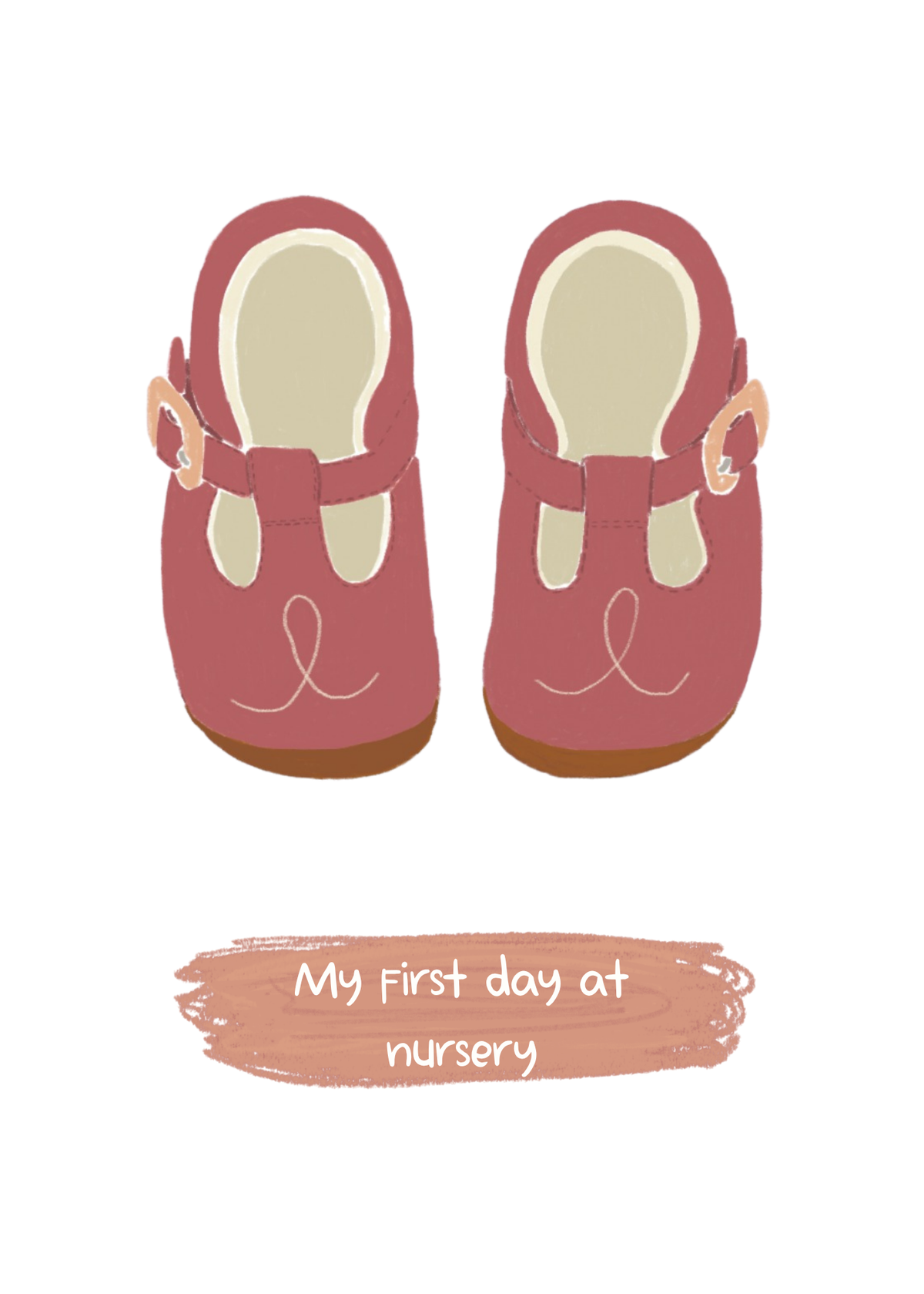 My First Day at Nursery Card