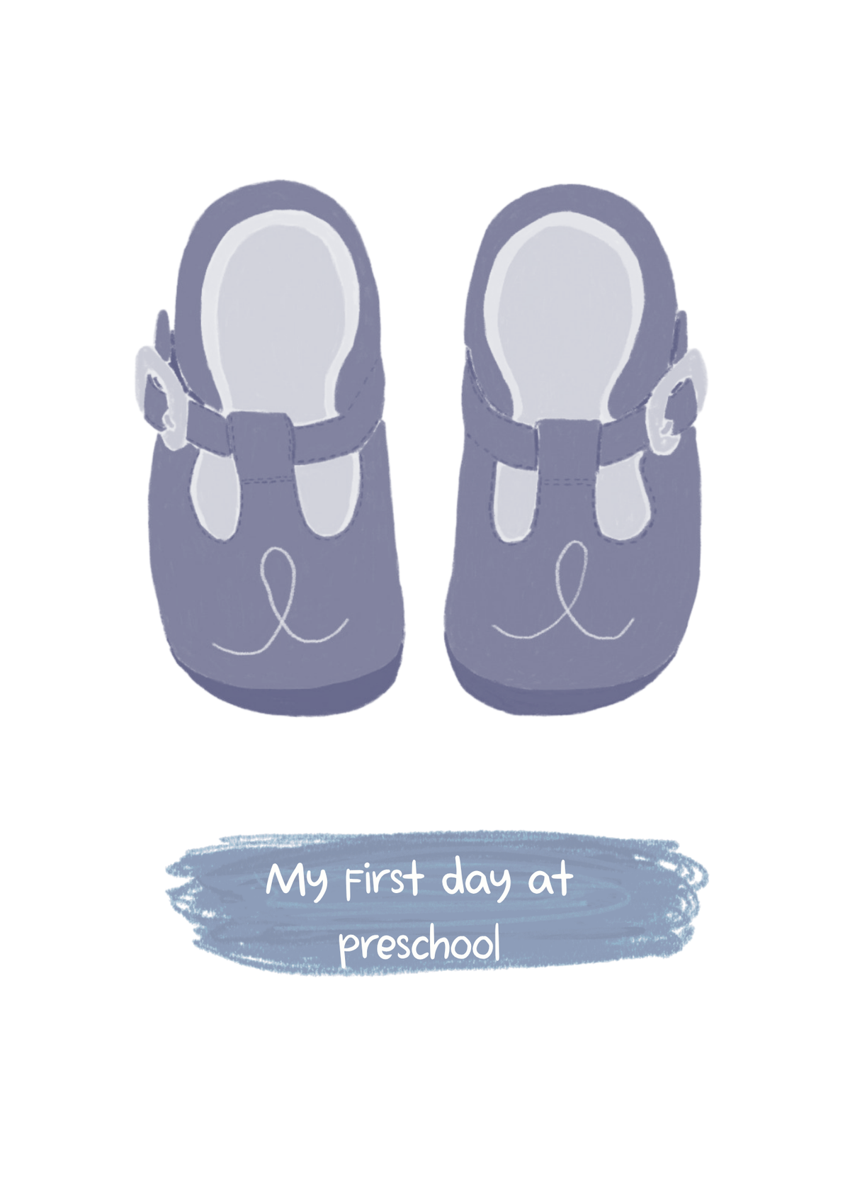 My First Day at Preschool Card