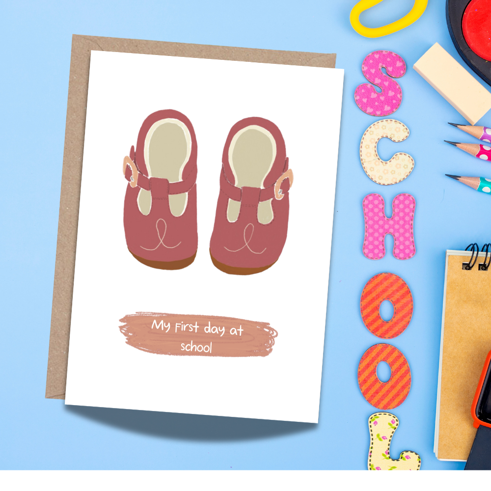 My First Day at School Card