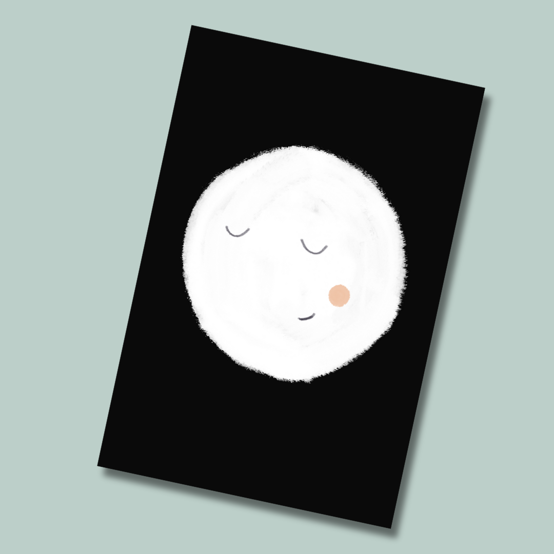 Moon Postcard from Mind and Moon