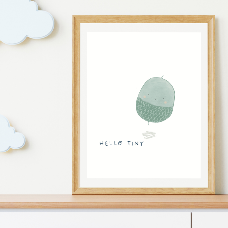 Tiny Acorn Print - Mind+Moon