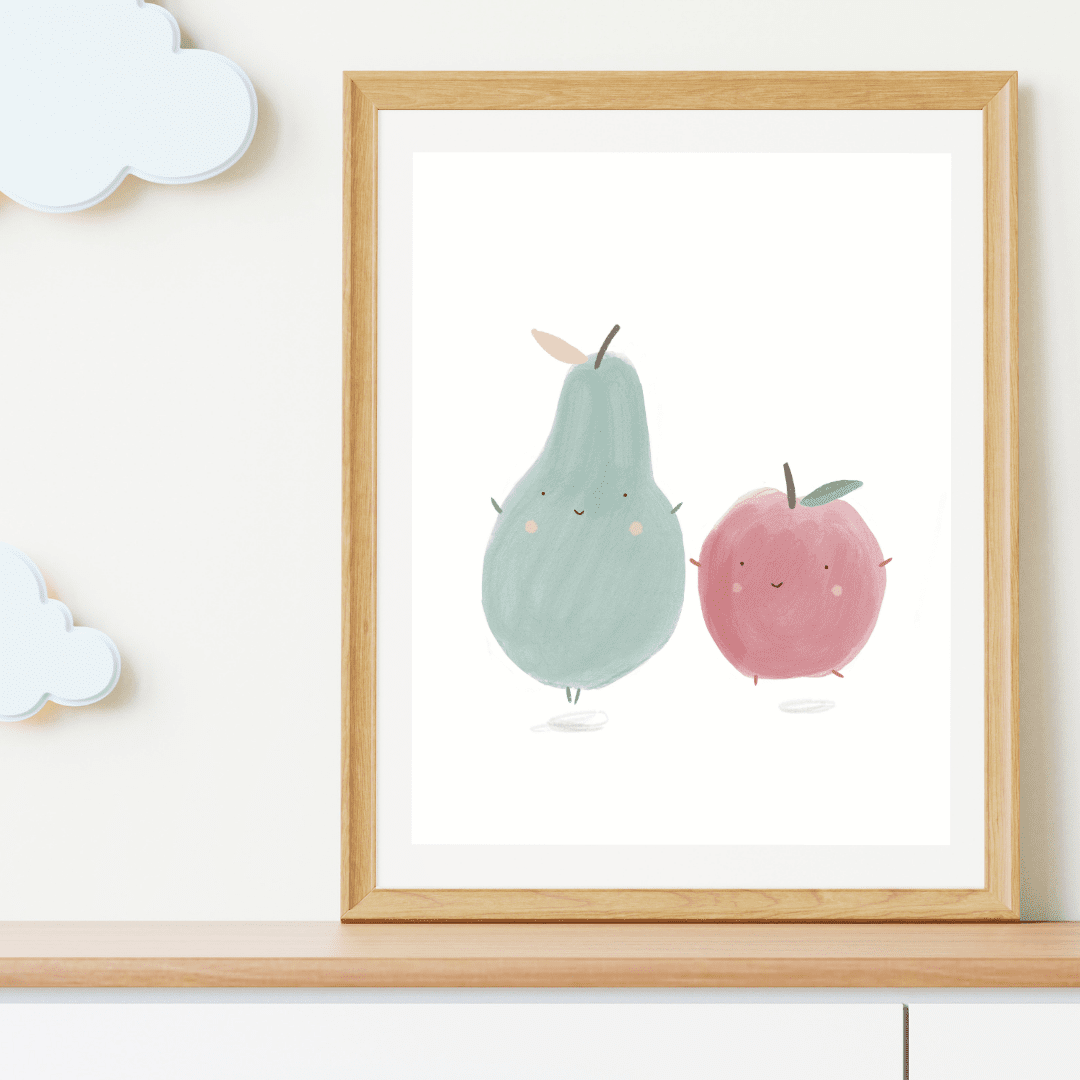 Apples and Pears Print - Mind+Moon