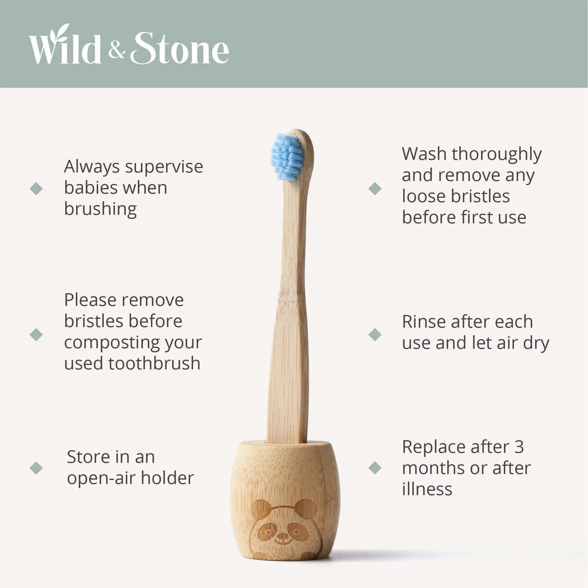 Baby Bamboo Toothbrush - Mind+Moon