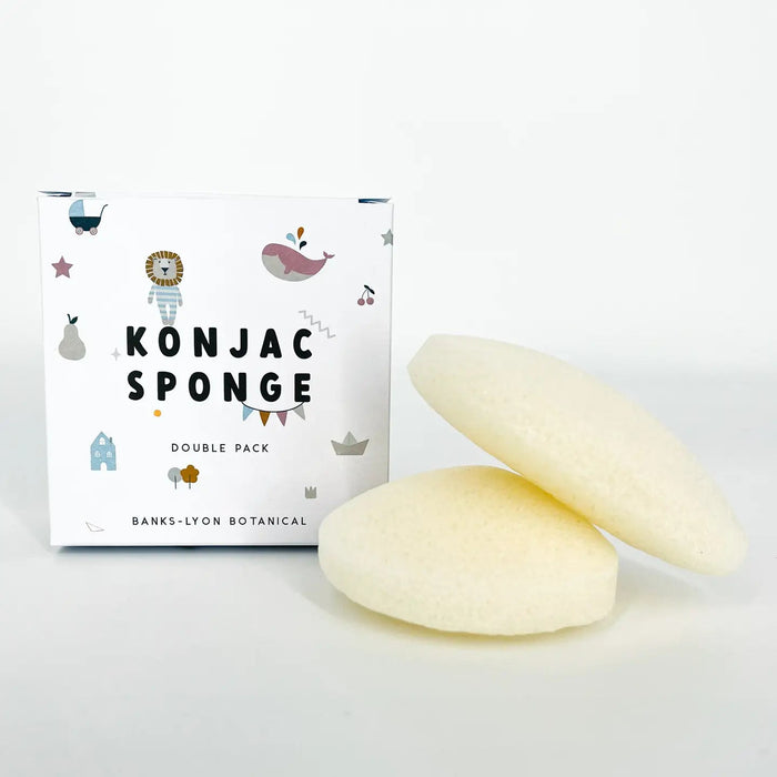 Baby Konjac Sponge - Double Pack - Mind+Moon