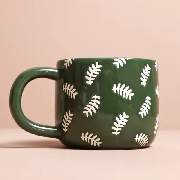 Ceramic Green Leafy Dad Mug - Mind+Moon