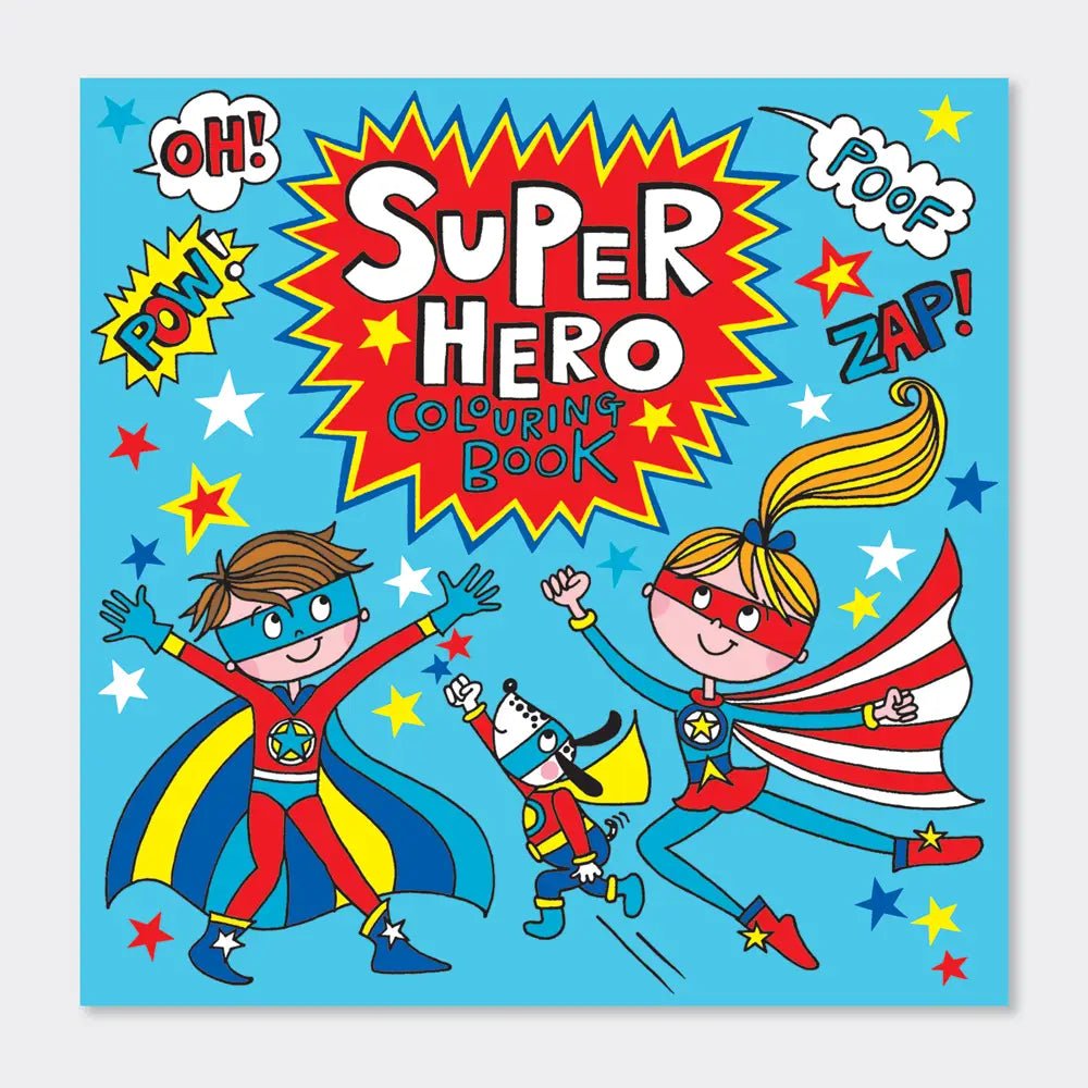Children's Super Hero Colouring Book - Mind+Moon