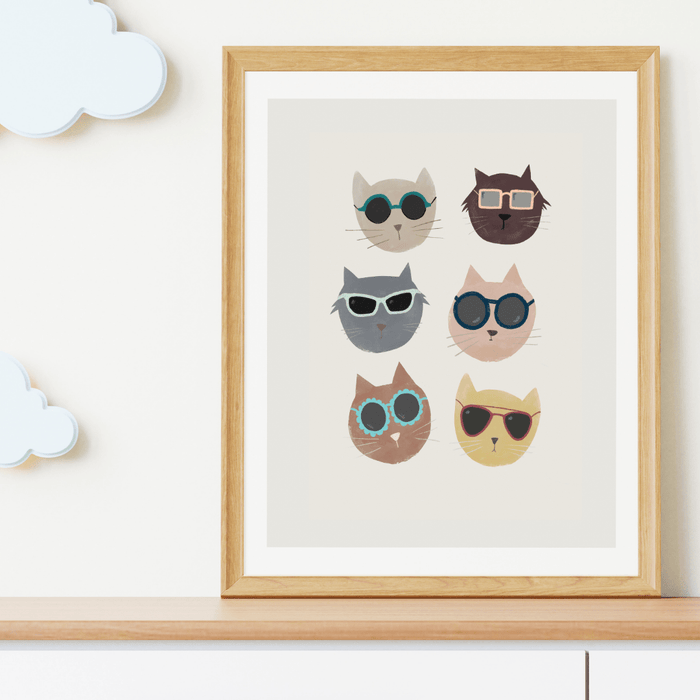 Cool Cats Print - Mind+Moon