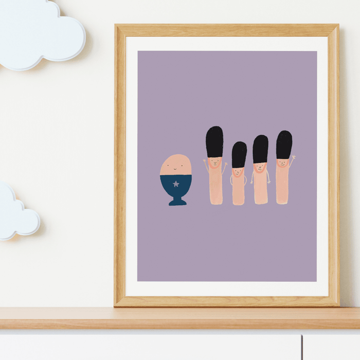 Egg and Soldiers Print - Mind+Moon