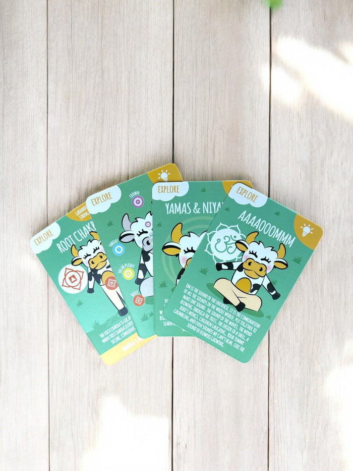 Mindful Moves: Kids Yoga & Calm Card Deck - Mind+Moon