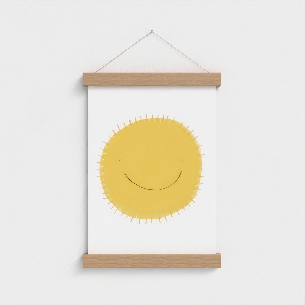 Smiling Sun Nursery Print