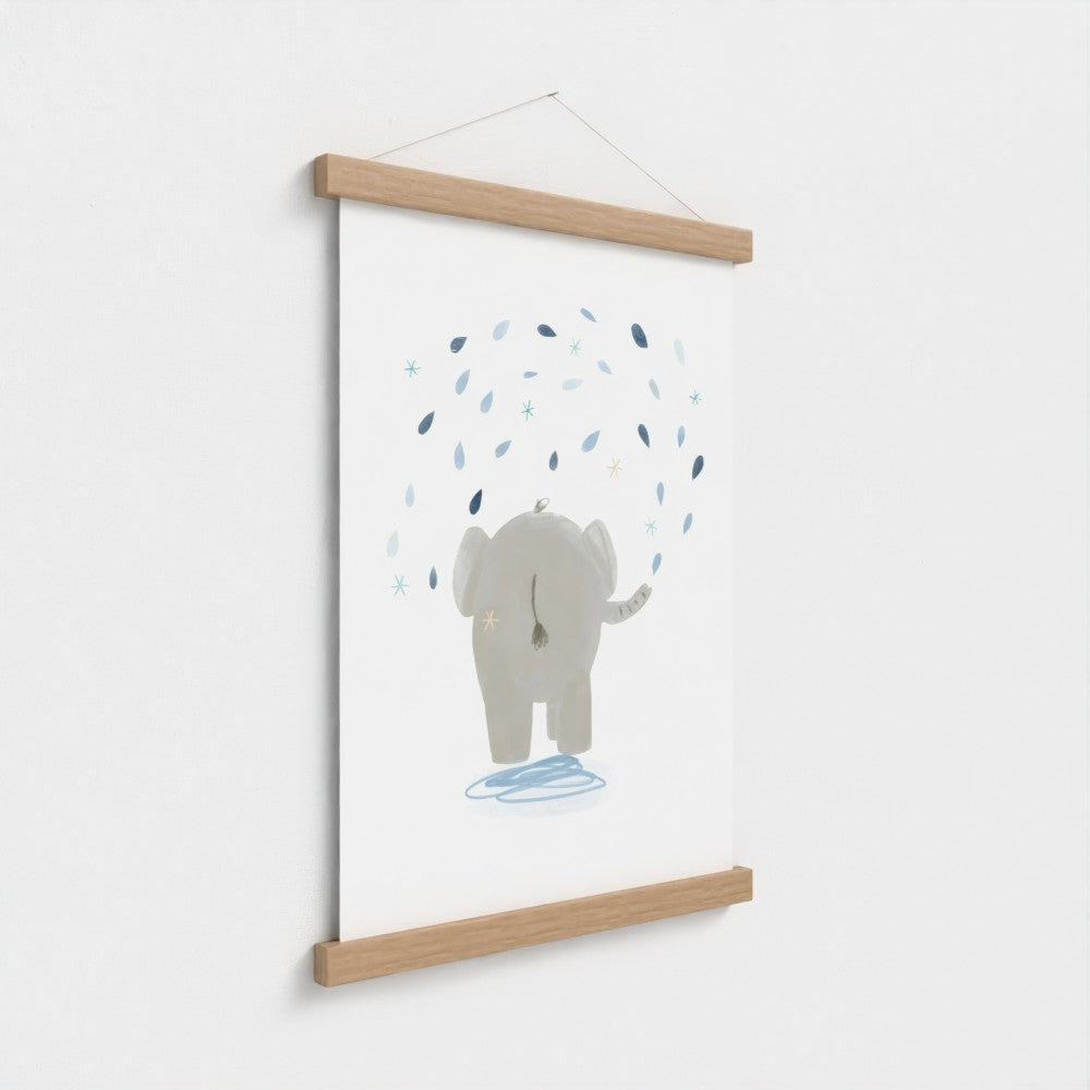 Splash Elephant Print
