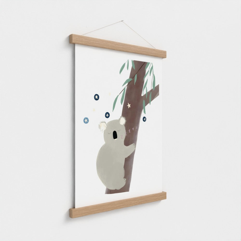 Sleeping Koala Nursery Print