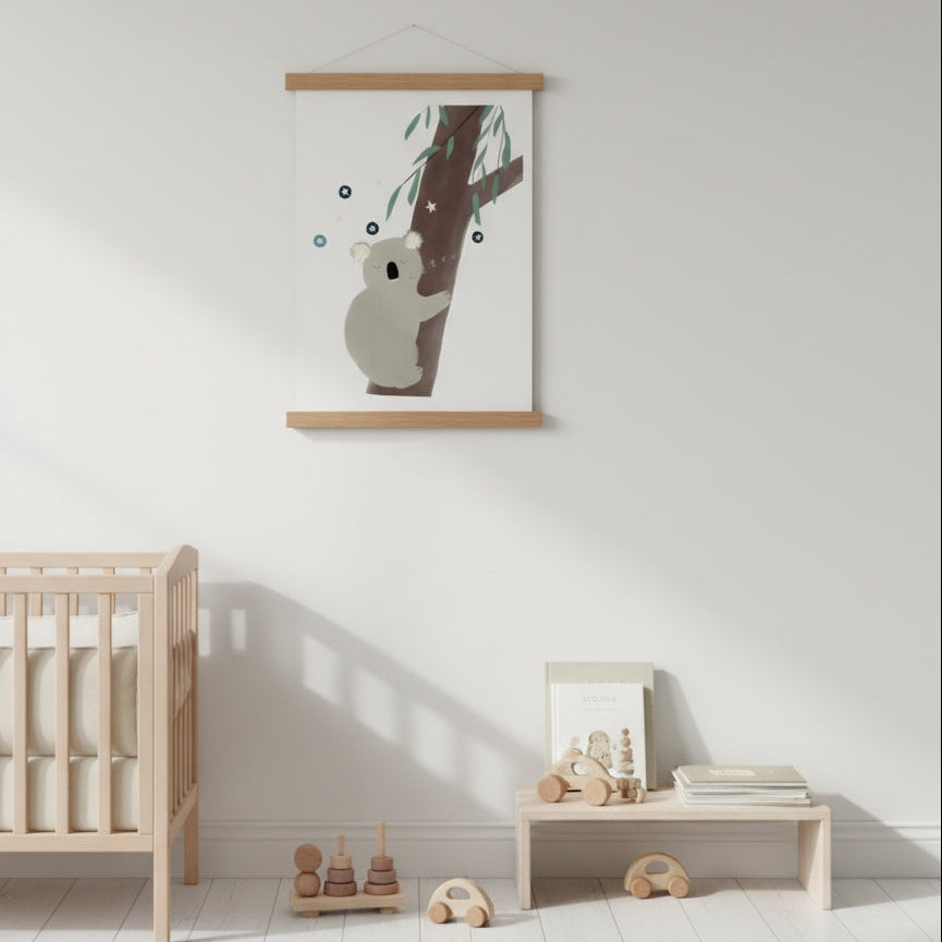 Sleeping Koala Nursery Print