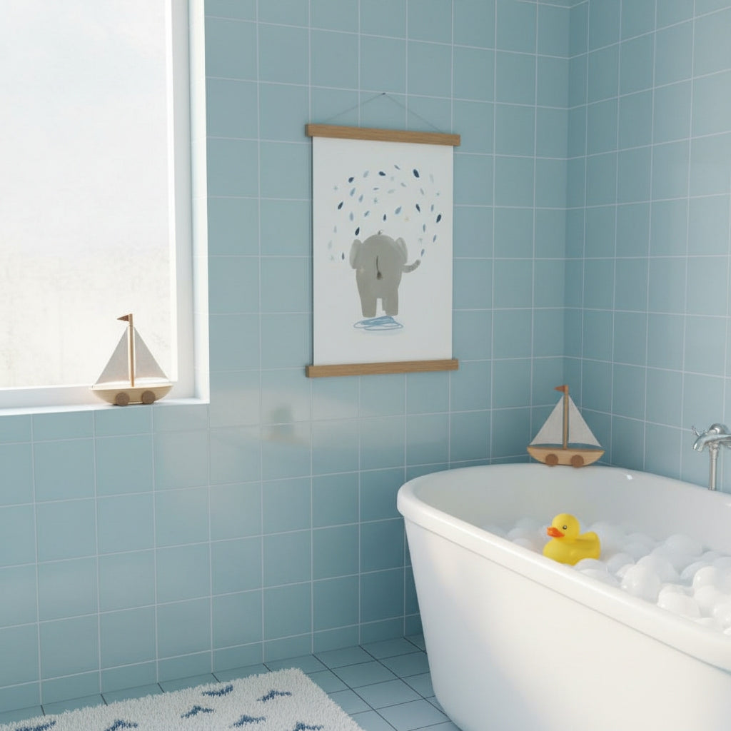 Splash Elephant Print
