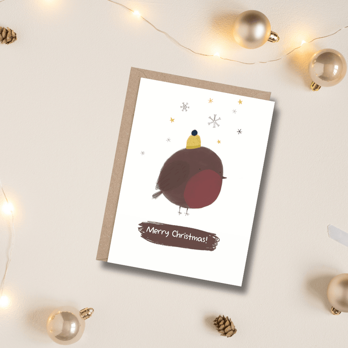 Robin Christmas Card - Mind+Moon