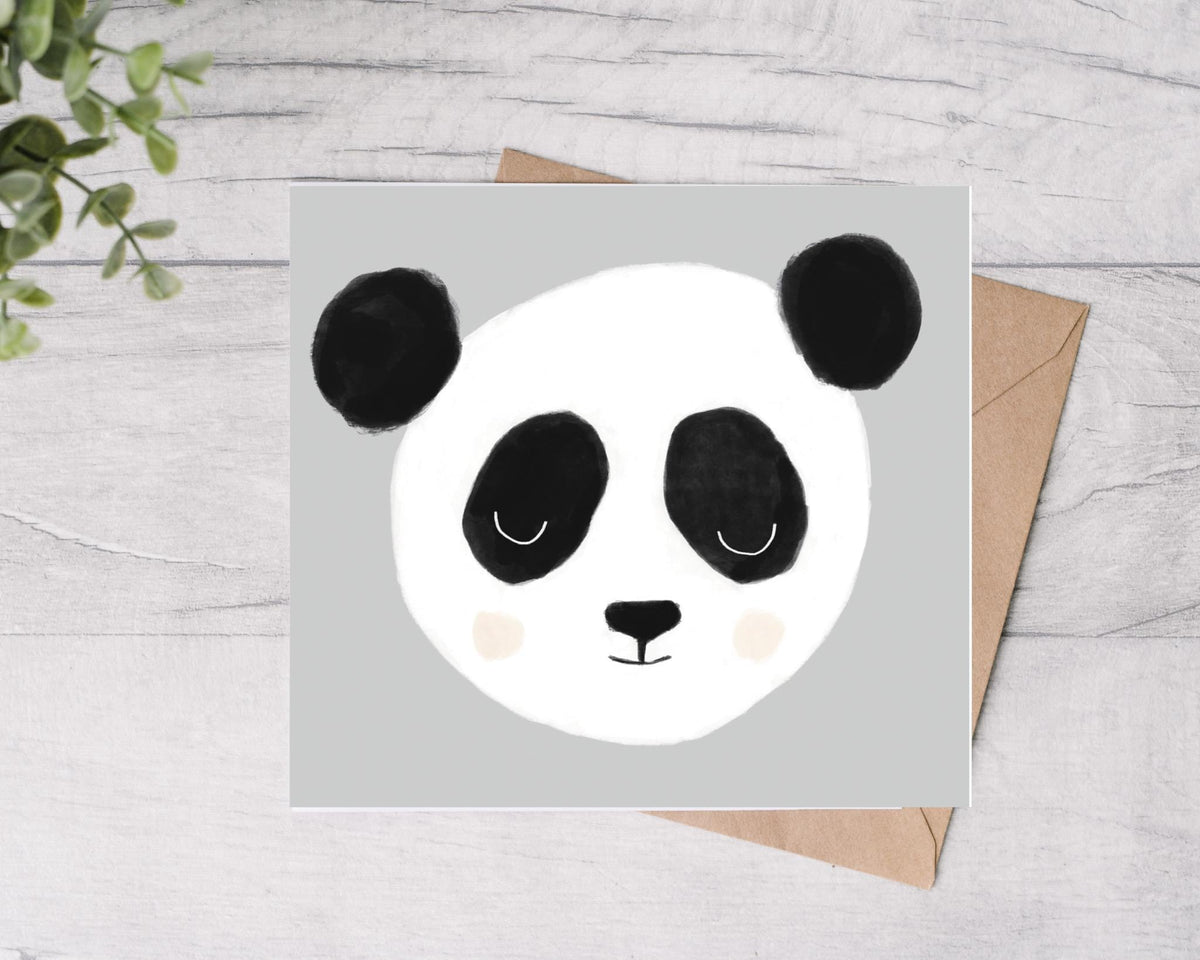 Sleepy Panda Note Cards 10 Pack - Mind+Moon