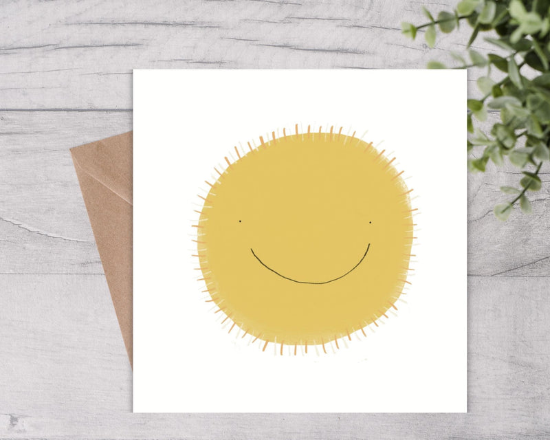 Smiley Sun Note Cards 10 Pack - Mind+Moon