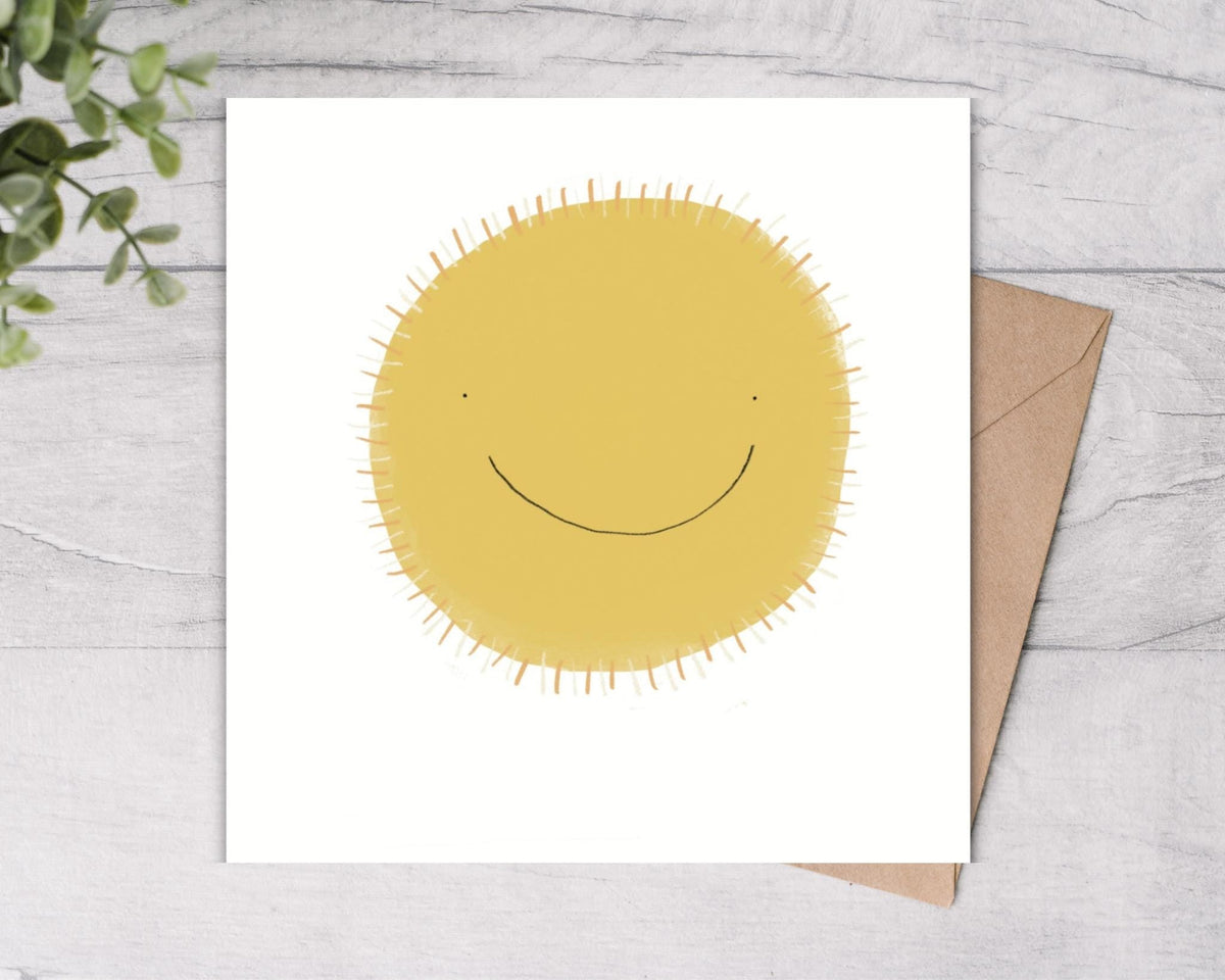 Smiley Sun Note Cards 10 Pack - Mind+Moon