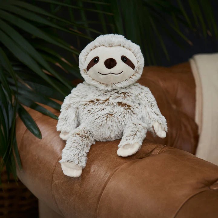 Soothing Sloth: Brown Warm & Cuddly Lavender Companion - Mind+Moon