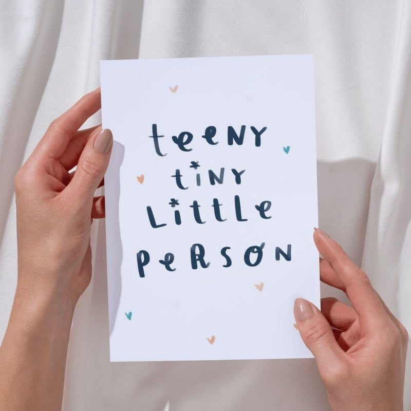 Teeny Tiny Little Person New Baby Card - Mind+Moon