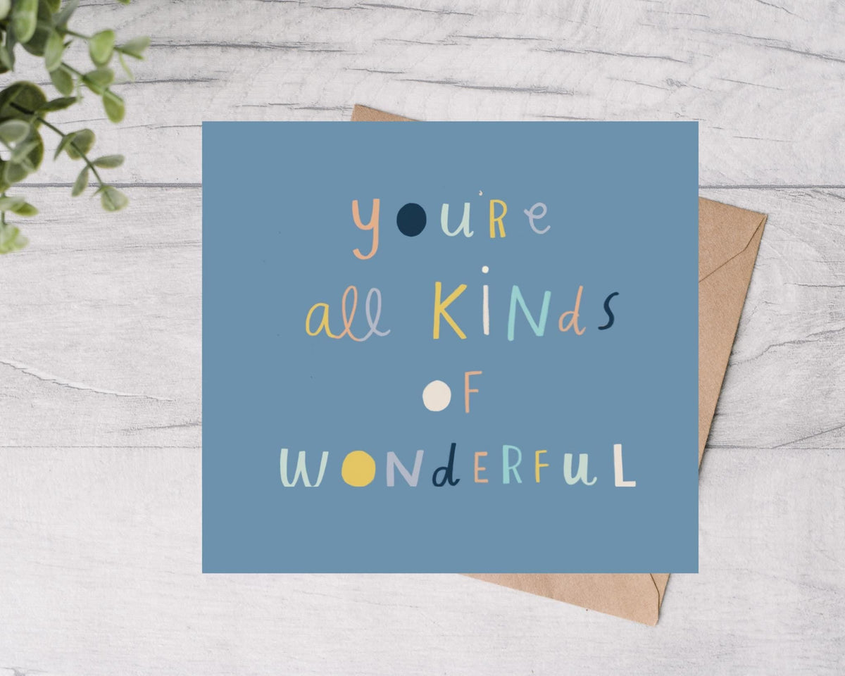 You’re All Kinds of Wonderful Note Cards 10 Pack - Mind+Moon